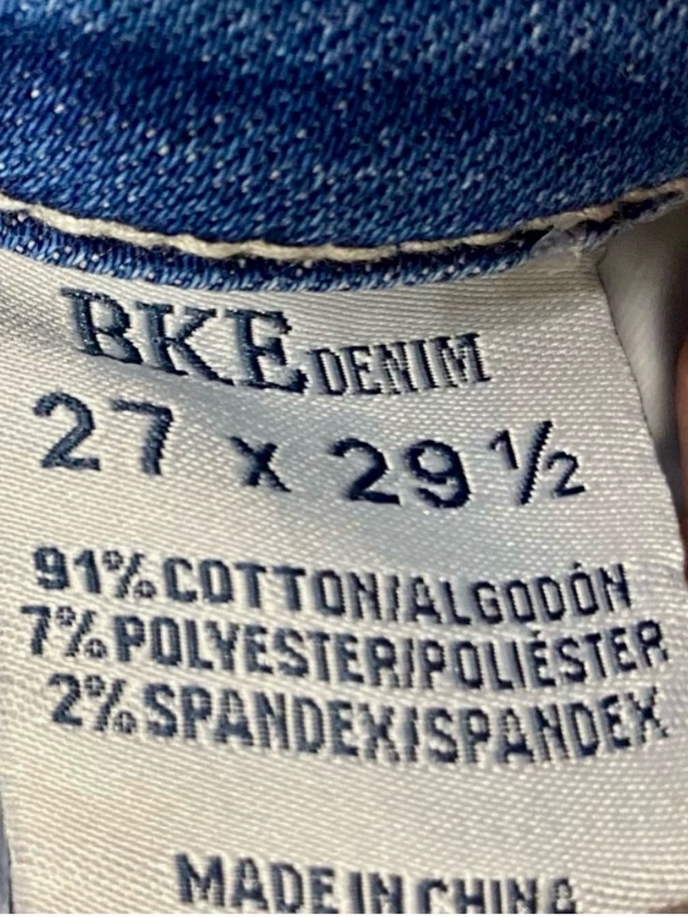 BKE Payton Mid Rise Flare Distressed Stretch Jeans Size 27x29.5 Women’s EUC - Picture 6 of 10